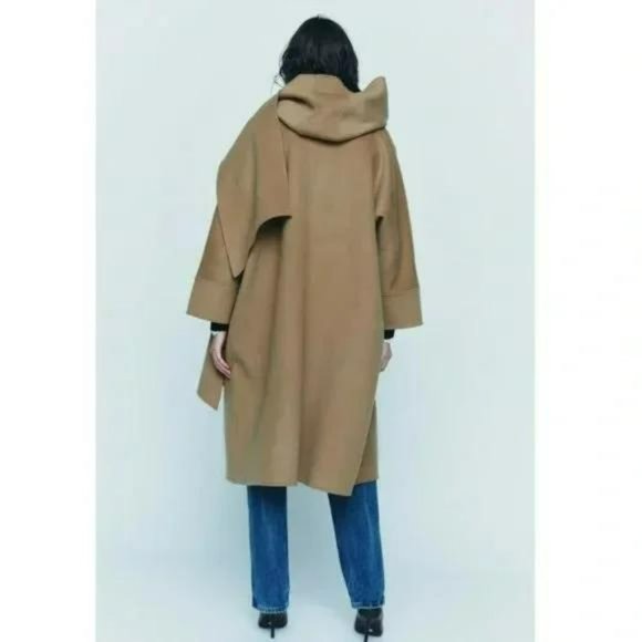 ZARA DOUBLE SIDED 100% WOOL COAT ZW COLLECTION - Picture 6 of 11